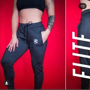 Feed Me Fight Me Elite Charcoal Joggers in M